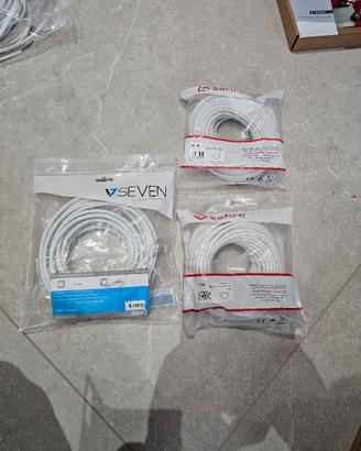 3 cavi ethernet cat6 cat5e