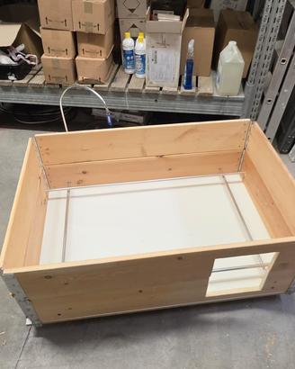 cassa parto per cani 120x80