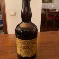 Bottiglia curacao Duval Fils integra con sigillo