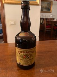 Bottiglia curacao Duval Fils integra con sigillo