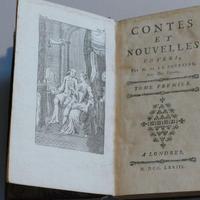 Libro antico  Contes et nouvelles - M. La Fontaine