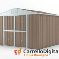 Box struttura lamiera Acciaio 327x307 tortora