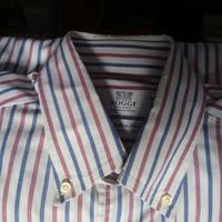 Camicia uomo, marca Boggi, a righe blue e rosse