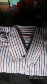 Camicia uomo, marca Boggi, a righe blue e rosse