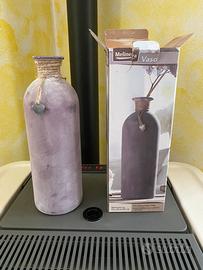 Vaso cordicella in iuta e pendente NUOVO