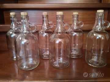 Bottiglie e vasetti in vetro varie dimensioni