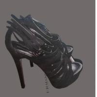 sandalo alto suede