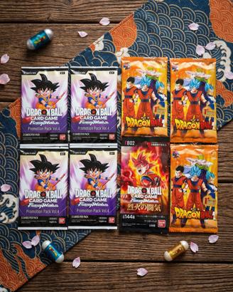 Dragon Ball Fusion World 4 Promo Pack Vol4 + altro