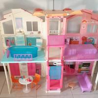 Barbie Mattel Casa D'Estate Malibù + camper