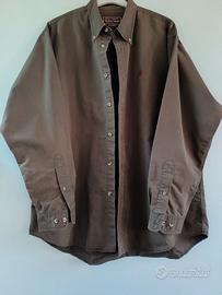 camicia uomo Marlboro Classics marrone 