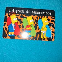 carta da collezione simpson