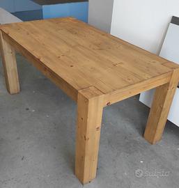 TAVOLO IN ABETE ALLUNGABILE SCONTATO