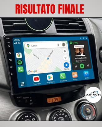 Toyota Rav 4 KIT COMPLETO Autoradio Android 2din