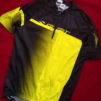 maglia per bici nero e fluo tg. XL nuova