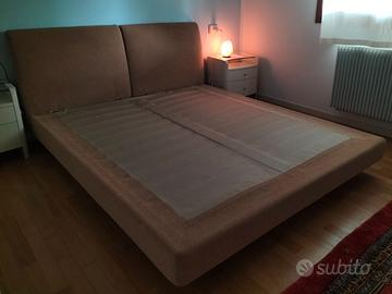 Letto matrimoniale con rete