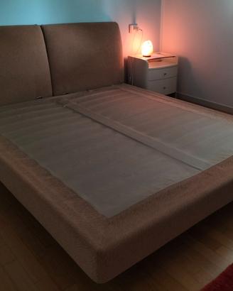 Letto matrimoniale con rete