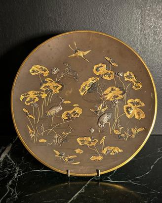 Piatto in Bronzo Periodo Meiji