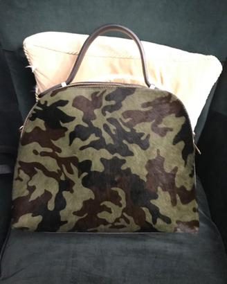 Borsa a mano in cavallino