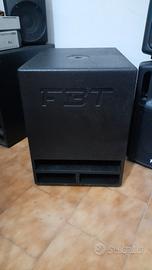 Amplificatore subwoofer fbt maxx 10sa