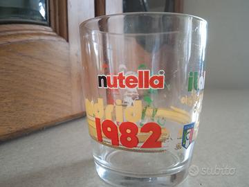 bicchiere Nutella campioni del mondo 1982 
