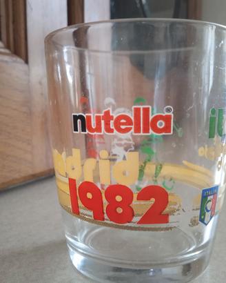 bicchiere Nutella campioni del mondo 1982 