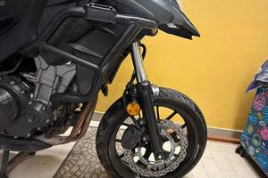 CB500 X sbattuta (non è scivolata)
