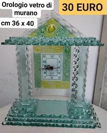 orologio in vetro 