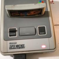 snes super Nintendo con controller e cavo