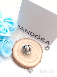 Charm originale pandora Corona regale argento 925 