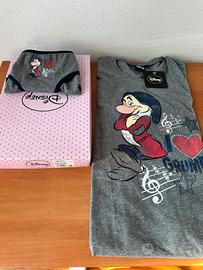Disney -T-shirt a manica corta con slip
