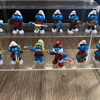 Lotto 12 Puffi Banda Musicale Peyo Schleich