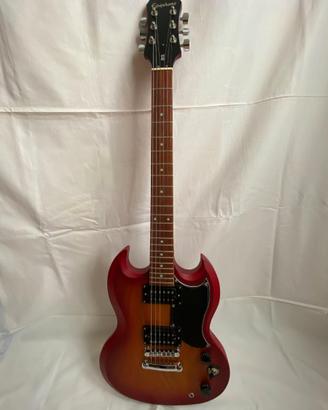 Chitarra elettrica con amplificatore