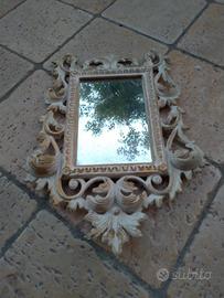 Specchio Antico Vintage Arredo Liberty Cornice Old