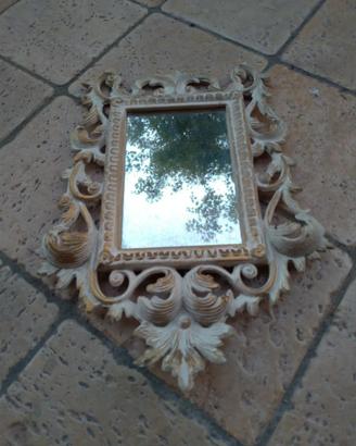 Specchio Antico Vintage Arredo Liberty Cornice Old