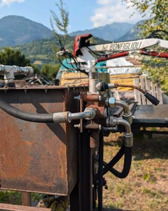 spaccalegna idraulica, attacco al cardano