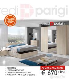 Camera - contenitore + specchi - 3 COLORI