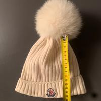 Berretto invernale bambino moncler bianco