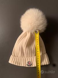 Berretto invernale bambino moncler bianco