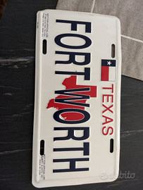 Targa USA Texas Fort worth arredamento vintage