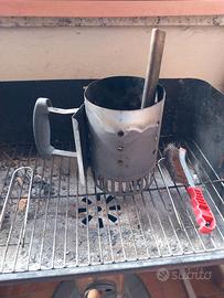 Barbecue + Ciminiera accendi carbone