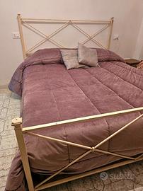Struttura in metallo letto matrimoniale