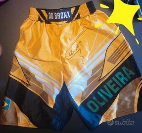 Shorts Autografati Charles Oliveira con CoA