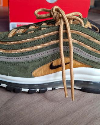 nike air max 97 colore verde e oro