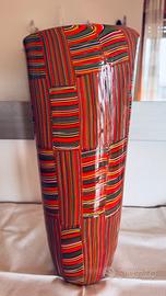 Vaso vetro di Murano " mosaico Tessuto"