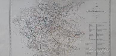 Carta geografica antica 