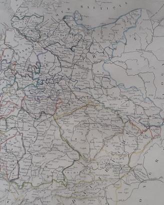 Carta geografica antica 