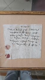 manoscritto 1400/1500 contabile