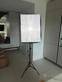 2 Softbox luci per foto come nuovi