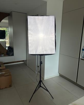 2 Softbox luci per foto come nuovi