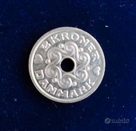 Moneta 2 Corone Danesi (2 Kroner) 